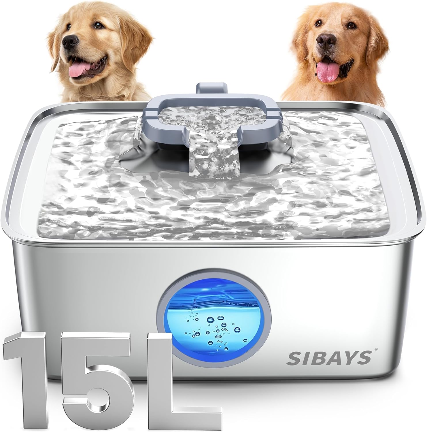 Large-Capacity Dog Water Fountain