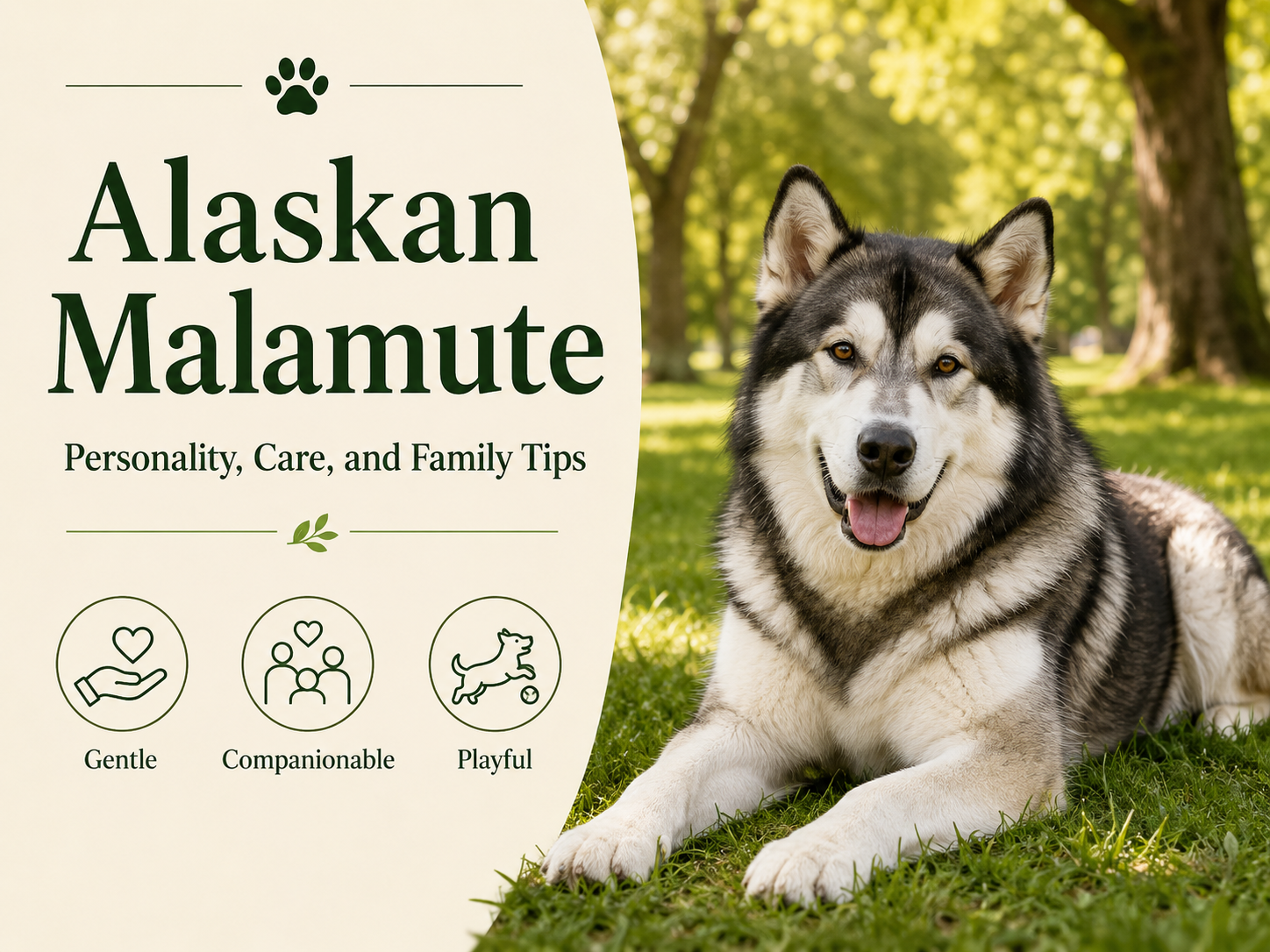 Alaskan Malamute exercise recall training walking and outdoor activity guide