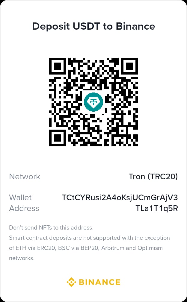 USDT TRC20 QR code for Daily Dog Care Guide support