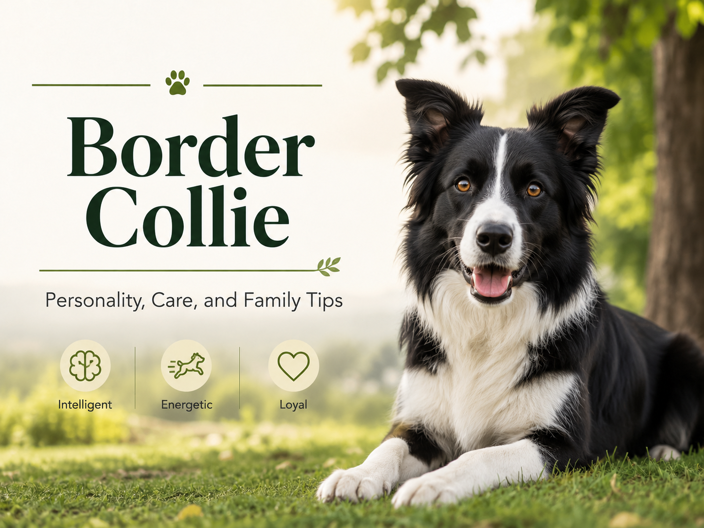 Border Collie personality care and family guide