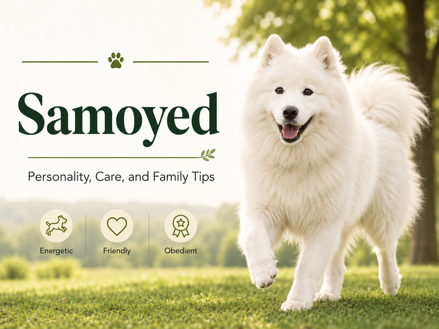 Samoyed personality care and family guide