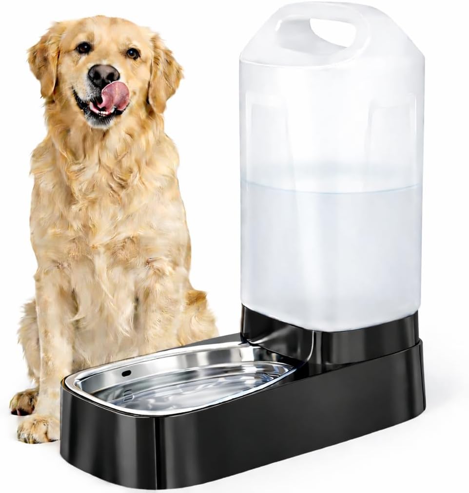 Gravity Water Dispenser with Steel Bowl