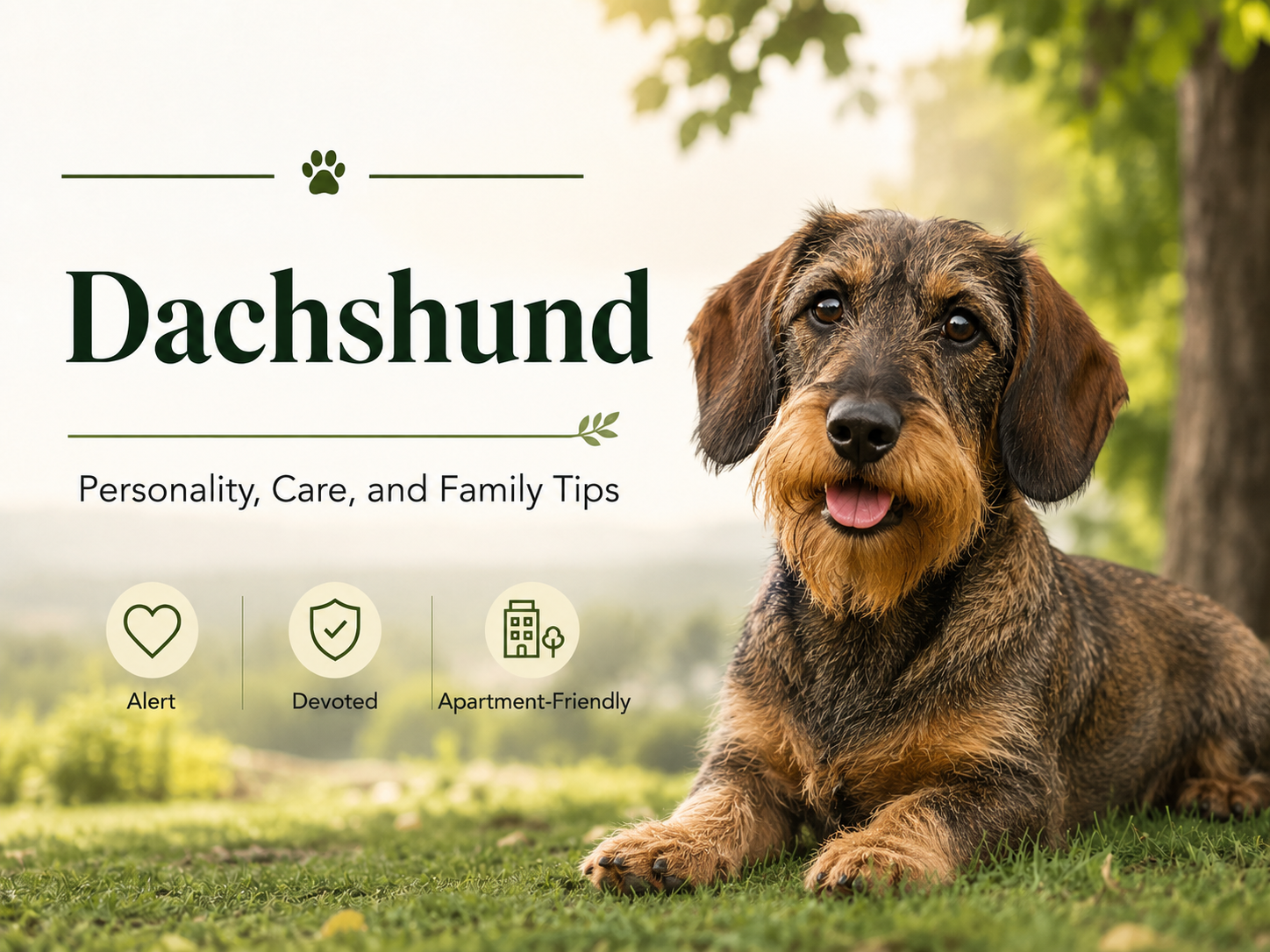 Dachshund family dog and back safety guide
