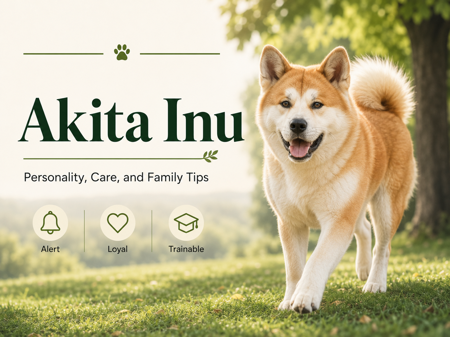 Akita Inu family dog training socialization and responsible ownership guide