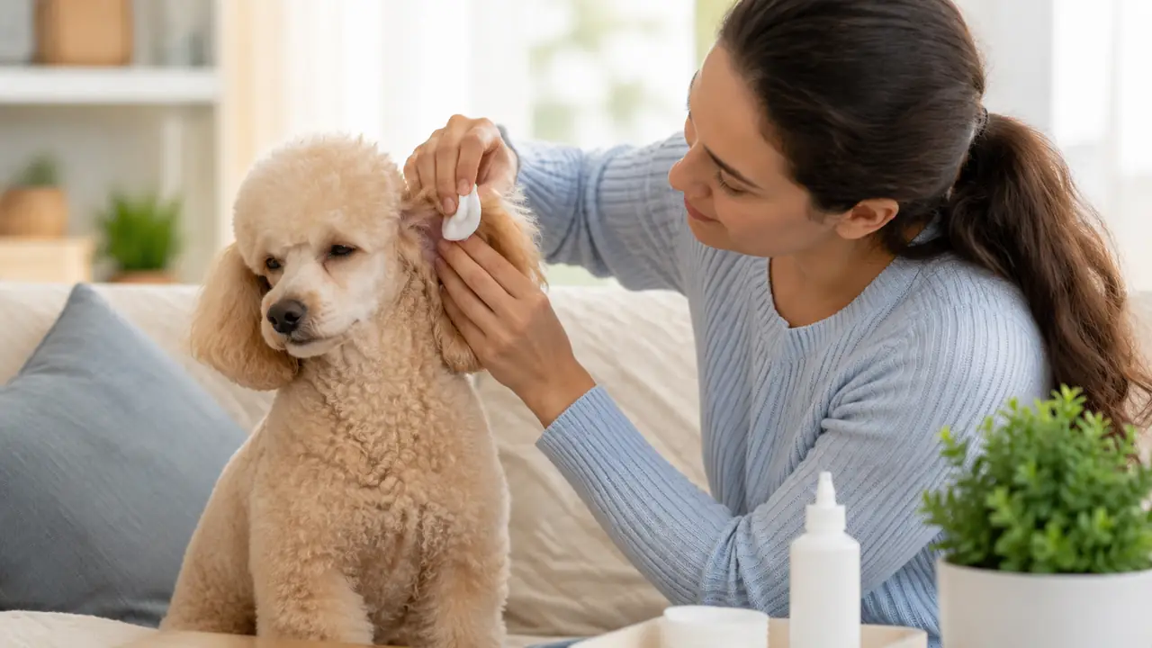 Practical scene related to Dog Dental Care: How to Brush Your Dog’s Teeth and Protect Oral Health